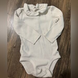 Carter's Soft White Baby Bodysuit